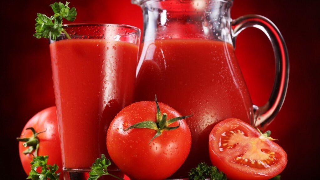بالنسبة لالتهاب البنكرياس الذي لا يزداد سوءًا، فإن عصير الطماطم الطازج مفيد